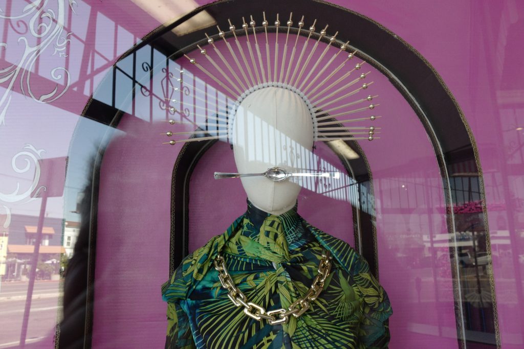 Abstract store window